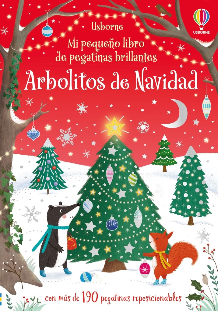 Arbolitos De Navidad (Libro Con Pegatinas)