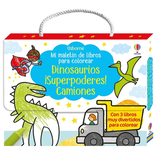 Dinosaurios ¡Superpoderes! Camiones - Maletín De Actividades